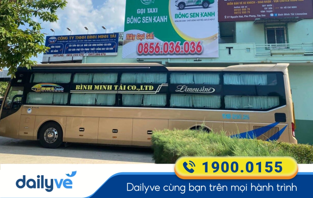 Nhà xe Bình Minh Tải tuyến Quy Nhơn Bình Định đi Sài Gòn
