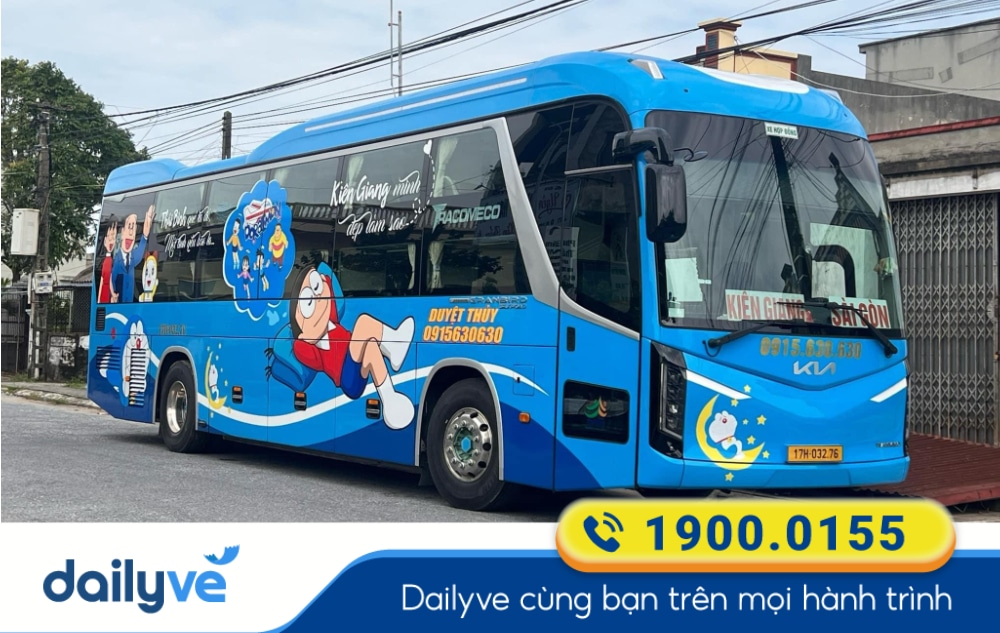 Nhà xe Duyệt Thủy tuyến Sài Gòn đi Thái Bình