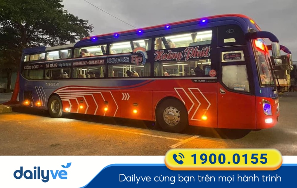 Nhà xe Hoàng Phát tuyến Buôn Ma Thuột Đắk Lắk đi Đà Nẵng