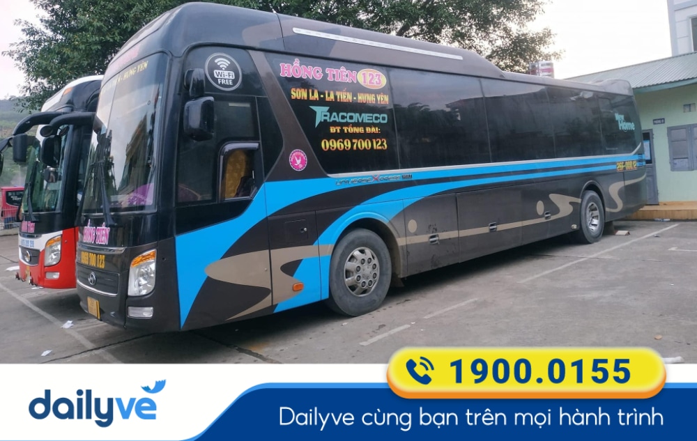Nhà xe Hồng Tiên tuyến Sơn La đi Hà Nội