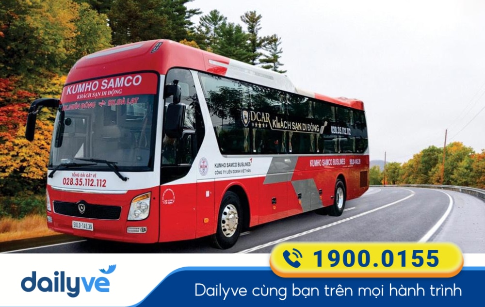 Nhà xe Kumho Samco Buslines tuyến Sài Gòn đi Kiên Giang