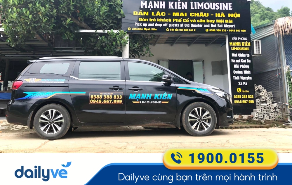 Nhà xe Mạnh Kiên Limousine tuyến Hà Nội đi Hòa Bình