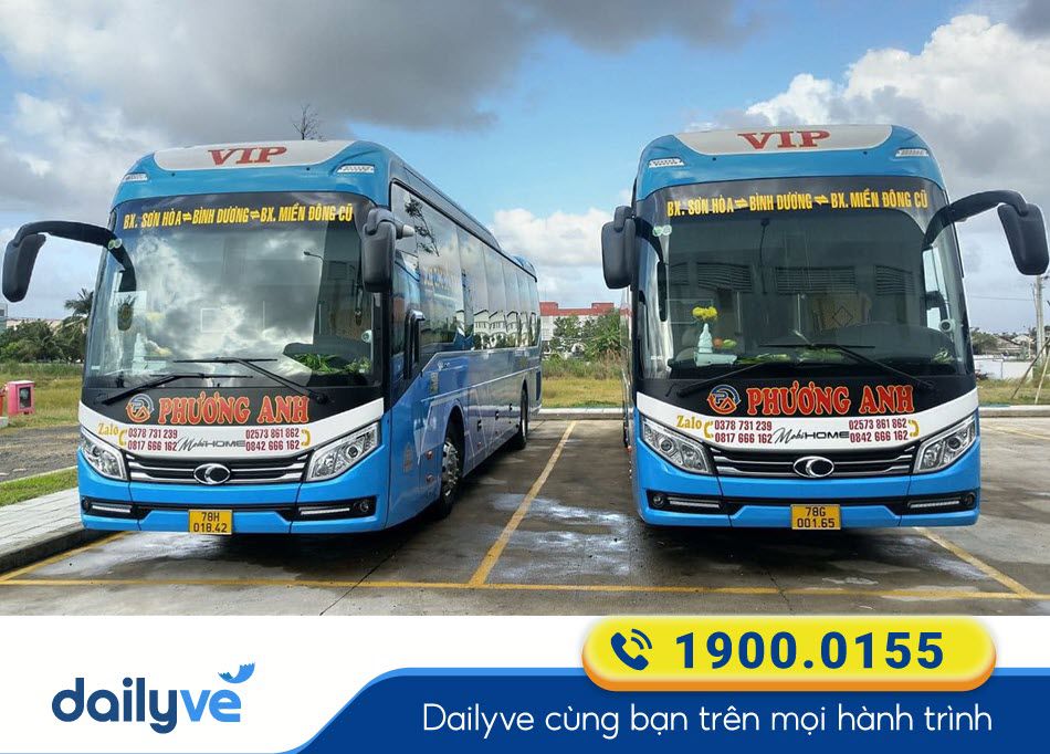 Nhà xe Phương Anh Sài Gòn đi Phú Yên