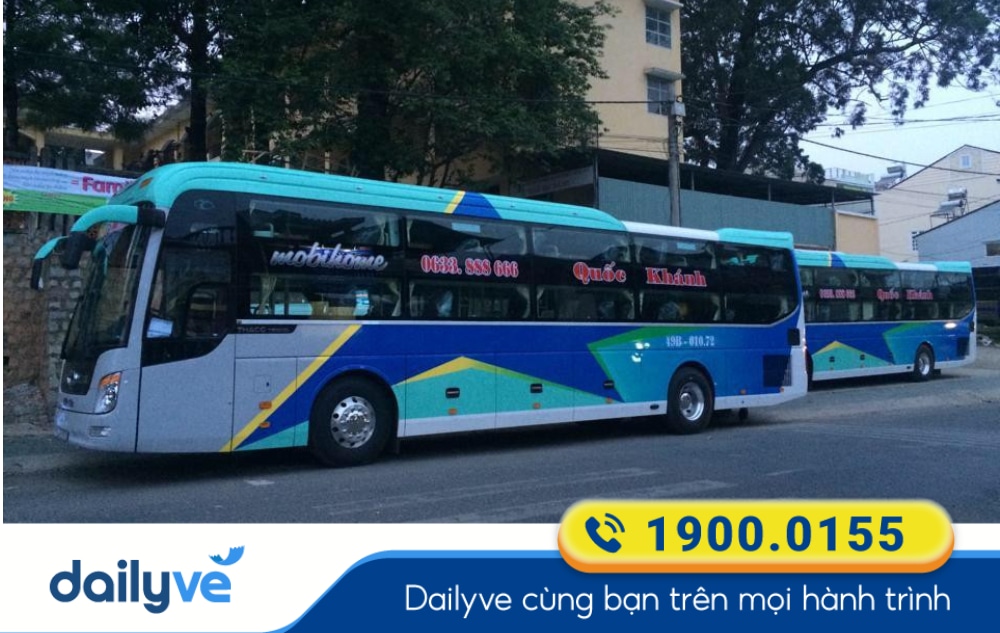 Nhà xe Quốc Khánh tuyến Đà Lạt Lâm Đồng đi Đà Nẵng