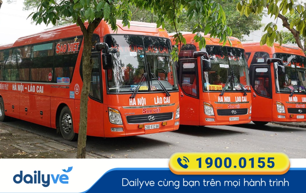 Nhà xe Sao Việt tuyến Bến xe Mỹ Đình đi Yên Bái