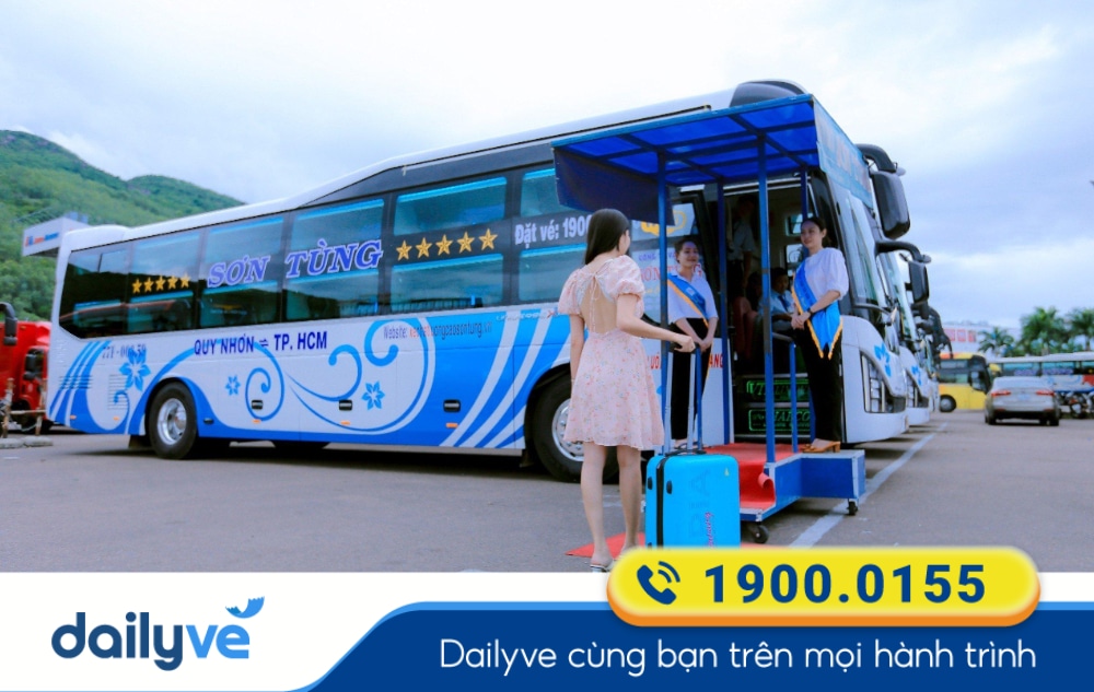 Nhà xe Sơn Tùng tuyến Nha Trang đi Quy Nhơn