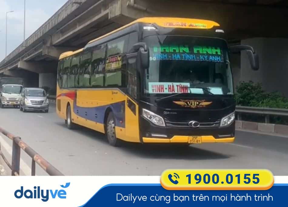 Nhà xe Trần Anh đi Hà Tĩnh từ Hà Nội
