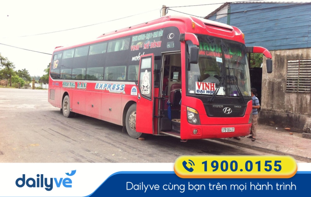 Nhà xe Trung Lan tuyến Nghệ An đi Bến xe Mỹ Đình