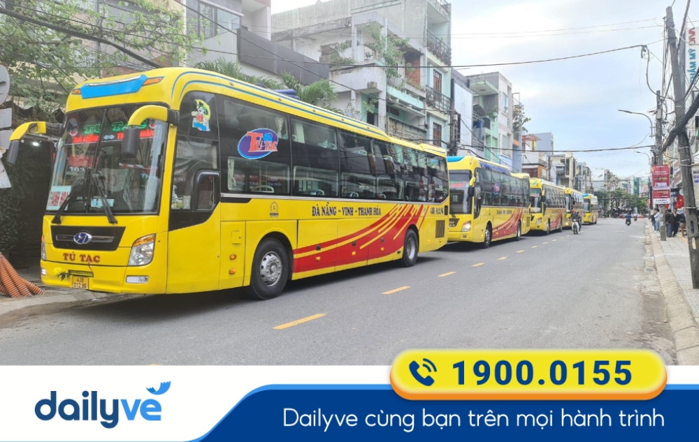 Nhà xe Tú Tạc tuyến Đà Nẵng đi Hà Tĩnh