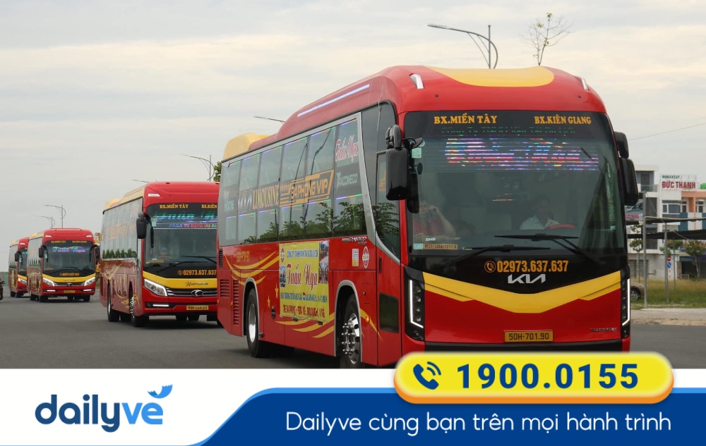 Nhà xe Tuấn Nga tuyến Kiên Giang đi Sài Gòn