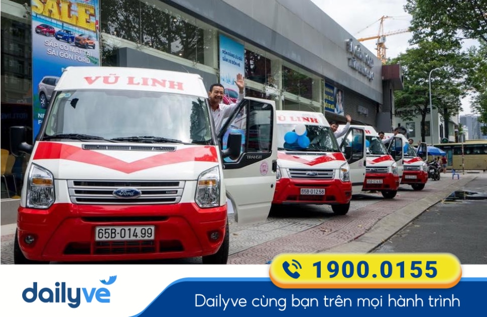 Nhà xe Vũ Linh Limousine tuyến Sài Gòn đi Vĩnh Long