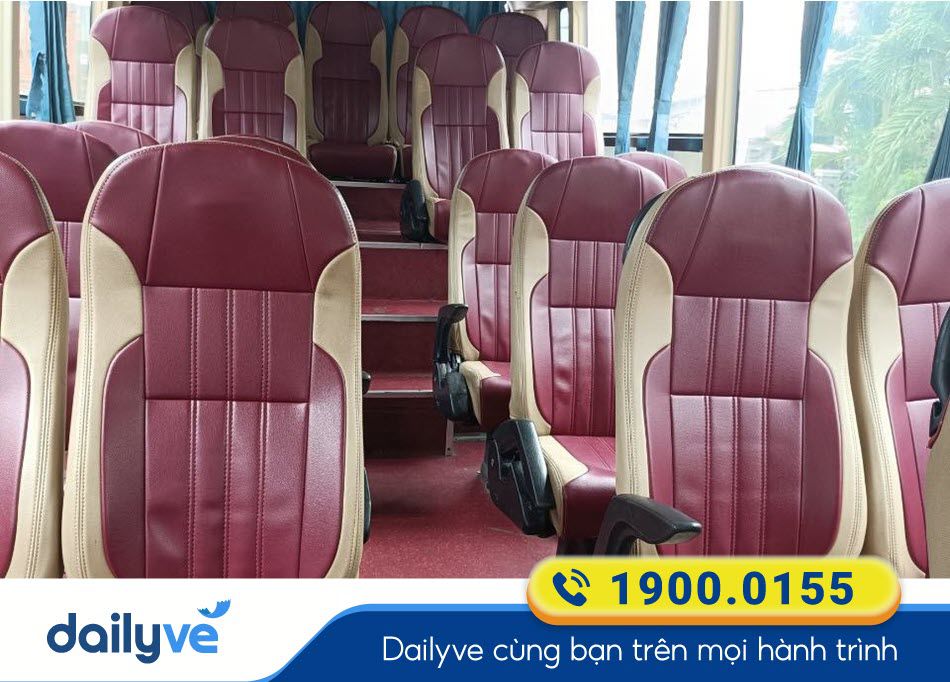 Dòng xe ghế 26 chỗ của nhà xe Mỹ Loan Lagi - Sài Gòn