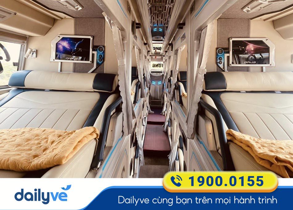 Xe Limousine 22 phòng cao cấp của nhà xe Ngọc Phát Vũng Tàu