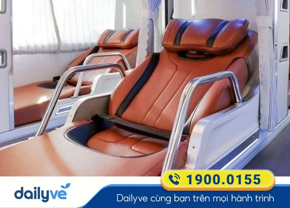 Nội thất xe Limousine 34 phòng của nhà xe Thanh Quang Đắk Lắk