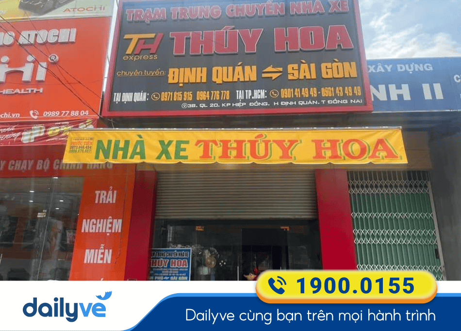 Trạm xe Thúy Hoa tại Định Quán - Đồng Nai