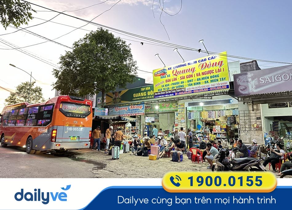 Văn phòng nhà xe Quang Đông tại Đắk Lắk