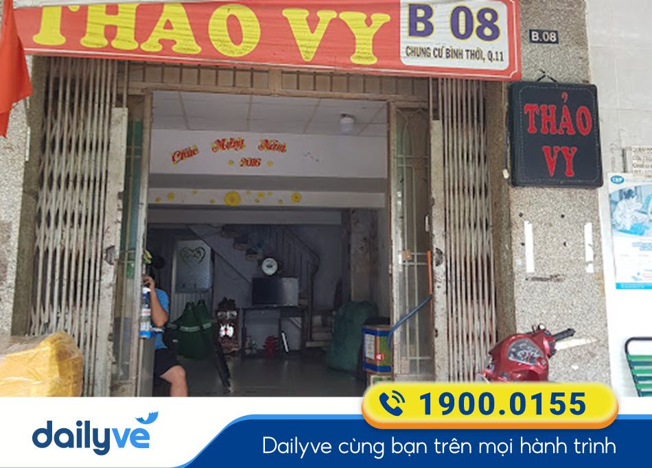 Văn phòng nhà xe Thảo Vy tại Sài Gòn