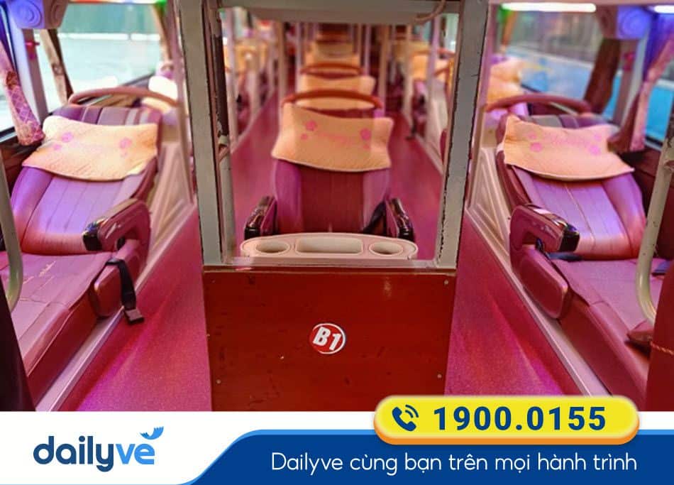 Xe giường nằm 36 chỗ của nhà xe Sử Loan đi Hải Phòng