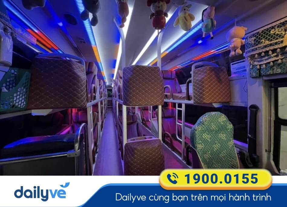 Xe giường nằm 36 chỗ đời mới của xe khách Minh An Express