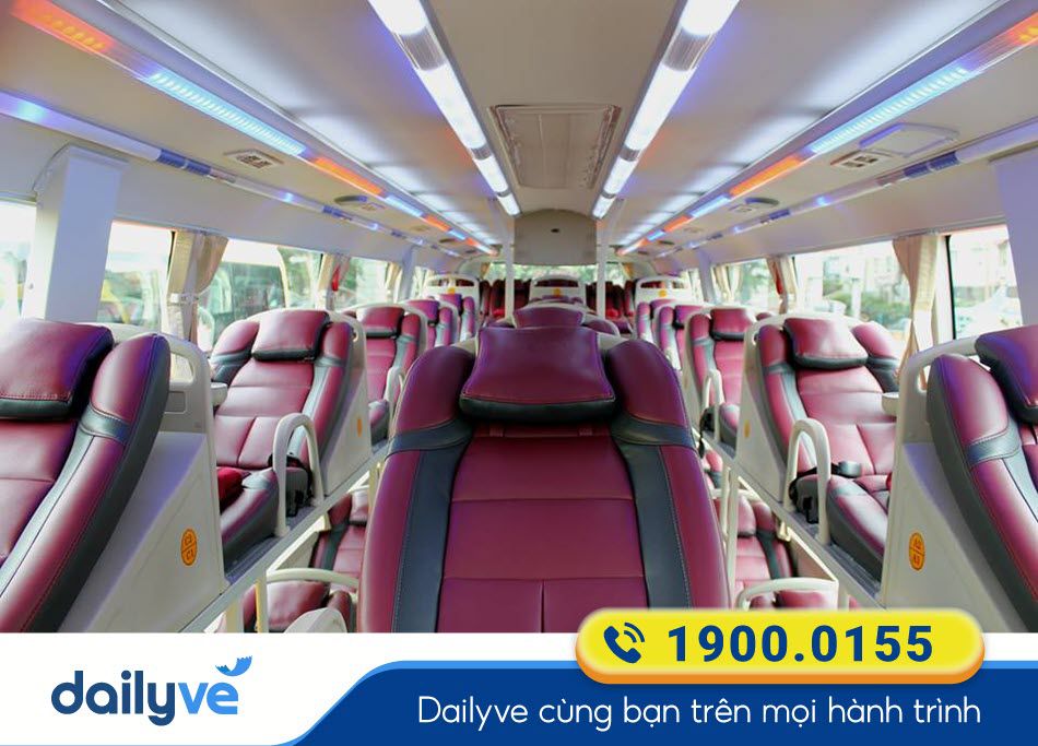 Xe giường nằm 40 chỗ của nhà xe Minh Nhật Lâm Đồng