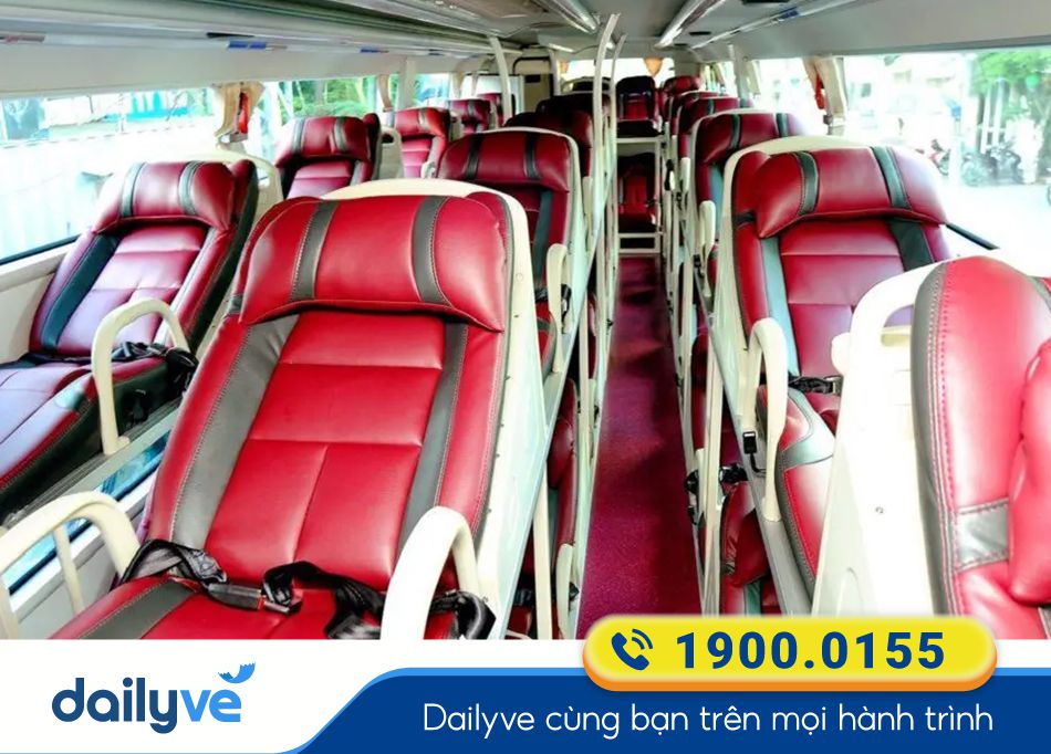 Xe giường nằm 40 chỗ của nhà xe Phương Hải đi Đà Lạt