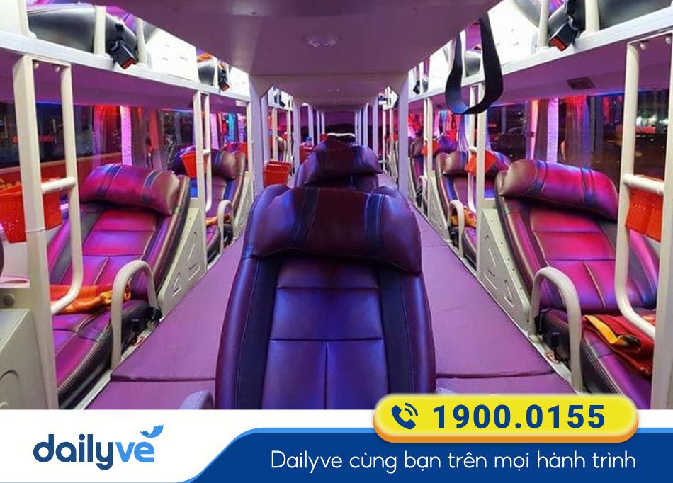 Xe giường nằm 40 chỗ đời mới của xe Quốc Trung Sài Gòn - Ninh Thuận