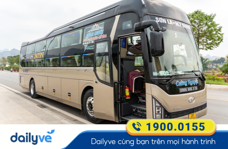 Nhà xe Cường Nguyệt tuyến Bến xe Mỹ Đình đi Sơn La