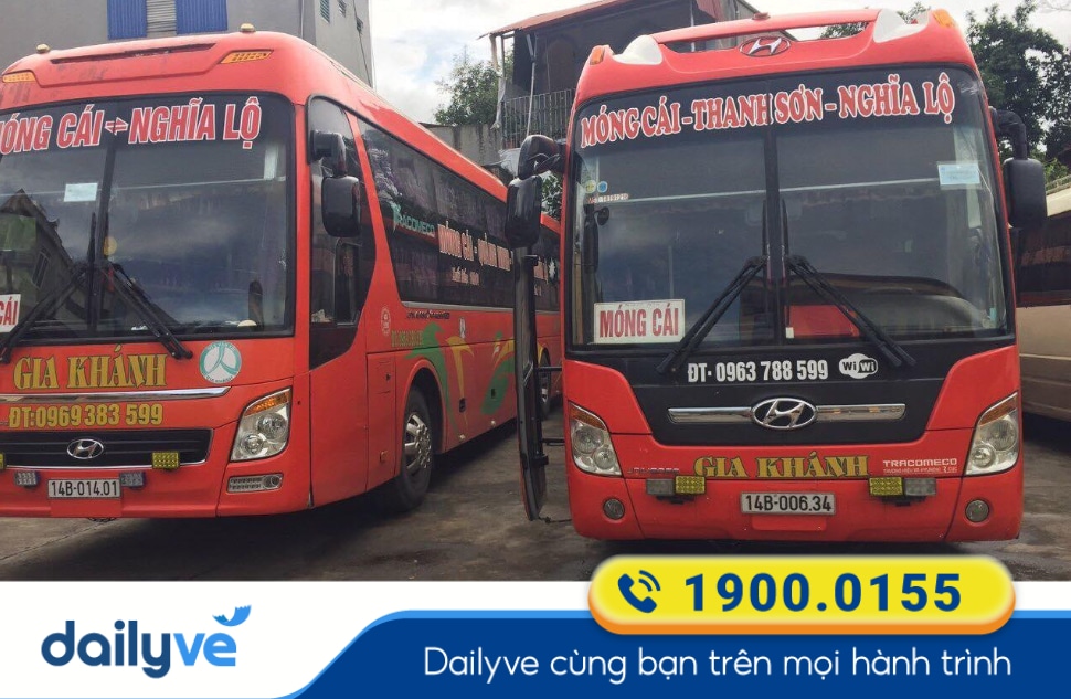 Nhà xe Gia Khánh tuyến Hà Nội đi Nghĩa Lộ Yên Bái