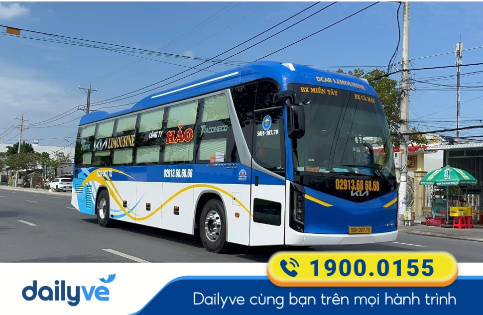 Nhà xe Hảo tuyến Cà Mau đi Sài Gòn