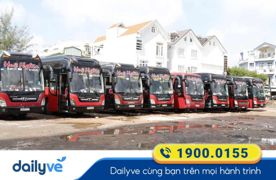 Nhà xe Huệ Nghĩa tuyến Châu Đốc đi Sài Gòn