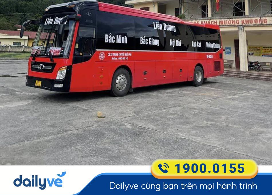 Nhà xe Liên Dương Bắc Ninh - Lào Cai