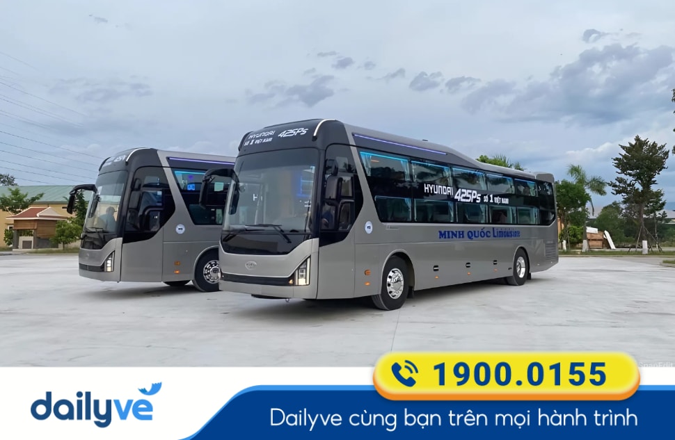 Nhà xe Minh Quốc tuyến Ngọc Hồi Kon Tum đi Sài Gòn