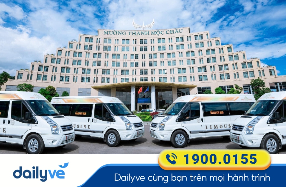 Nhà xe Nhật An Limousine tuyến Mộc Châu Sơn La đi Hà Nội