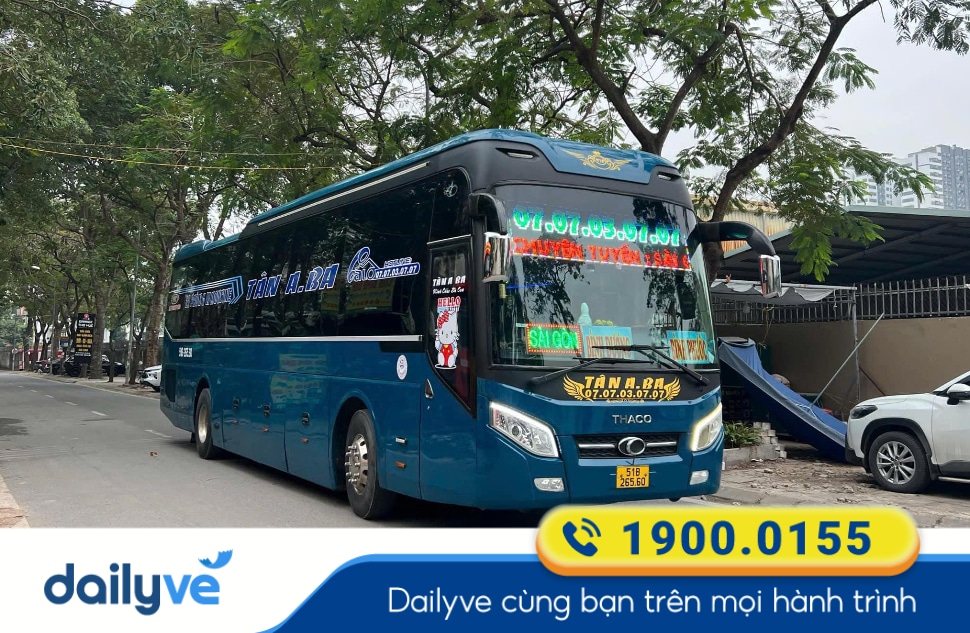 Nhà xe Tân ABA tuyến Khánh Hòa đi Sài Gòn