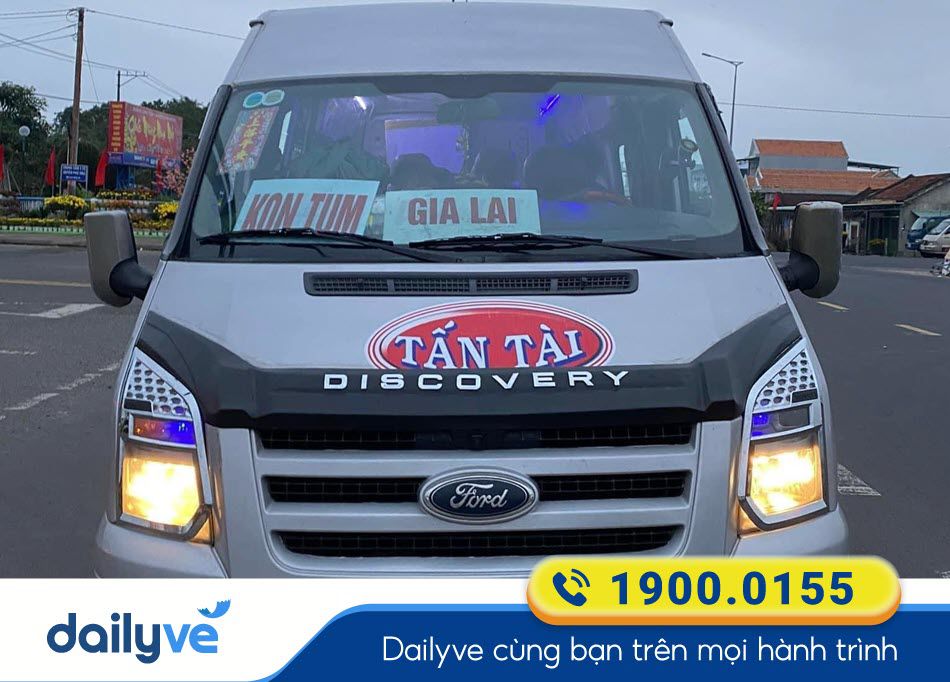 Nhà xe Tấn Tài Phú Yên đi Kon Tum