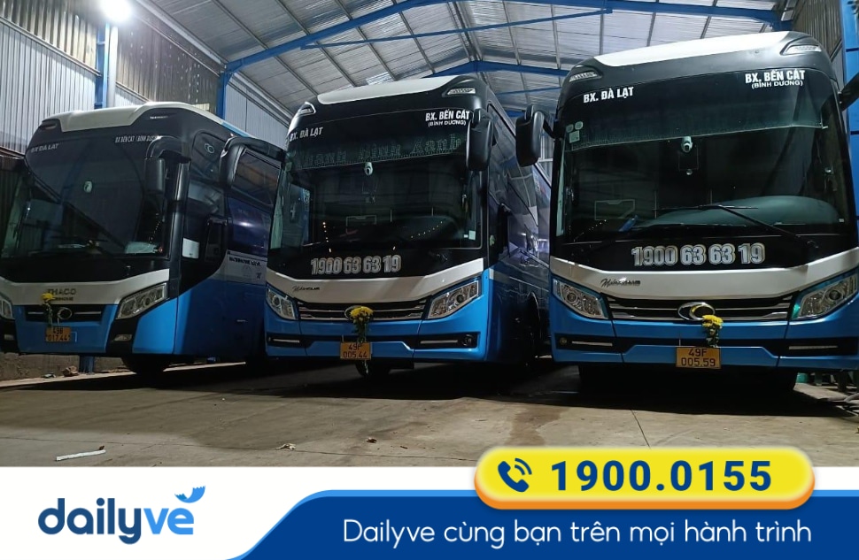Nhà xe Thanh Bình Xanh tuyến Bình Dương đi Đà Lạt Lâm Đồng