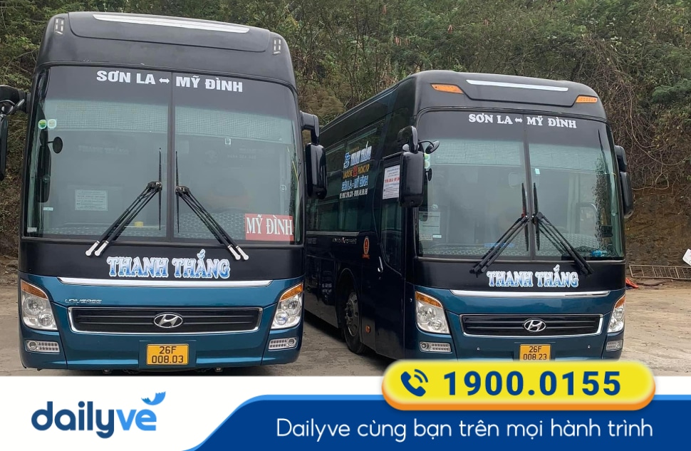 Nhà xe Thanh Thắng tuyến Mộc Châu Sơn La đi Hà Nội