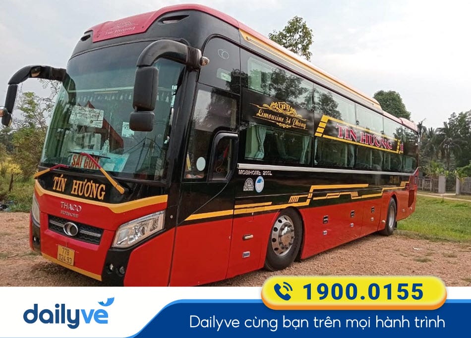 Nhà xe Tín Hương Bình Định đi Tây Ninh