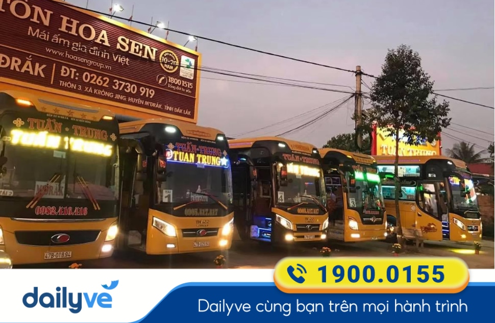 Nhà xe Tuấn Trung tuyến Đà Nẵng đi Phú Yên