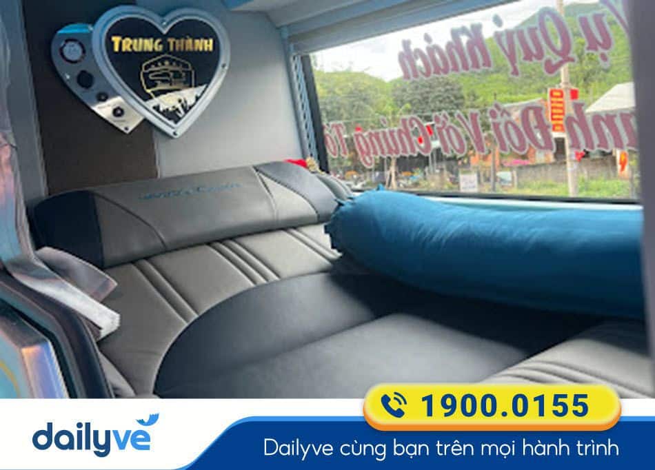 Nội thất xe Limousine 22 phòng cao cấp của nhà xe Trung Thành Bình Định