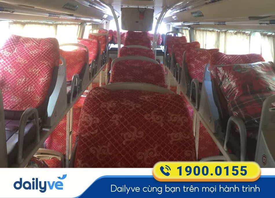 Nội thất xe giường nằm 40 chỗ của nhà xe Thành Anh Bắc Ninh