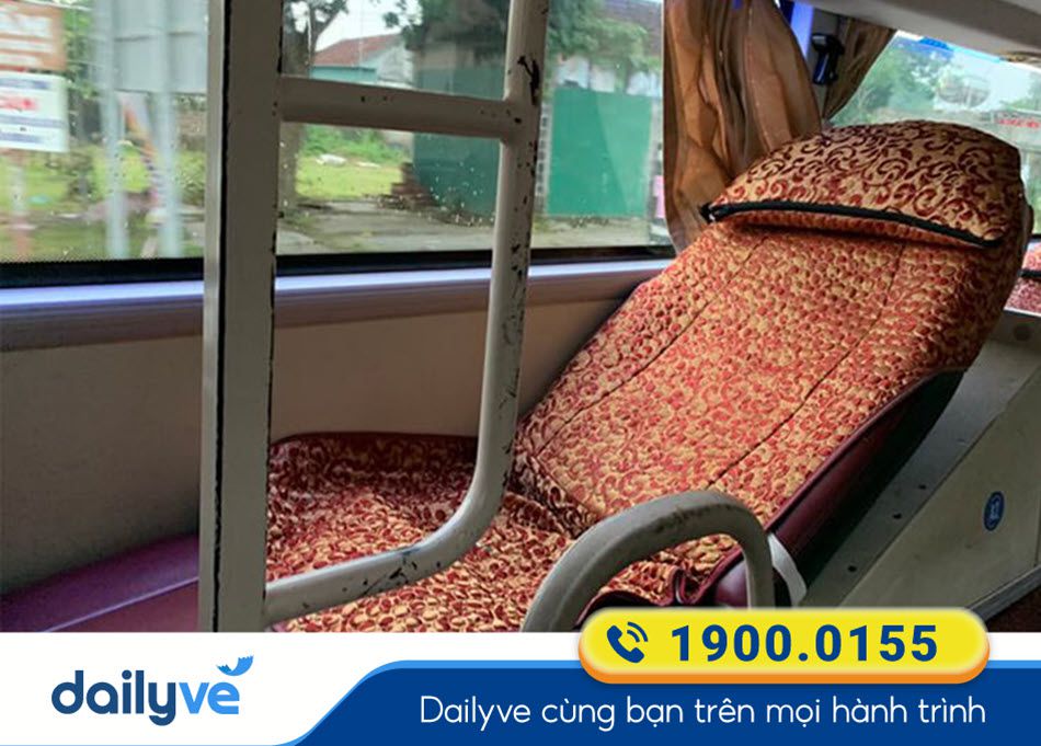 Nội thất xe giường nằm 40 chỗ của nhà xe Trung Lan Nghệ An