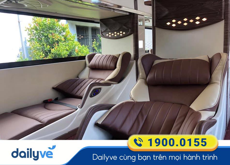 Tiện nghi xe Limousine 32 phòng của nhà xe Sơn Hà 