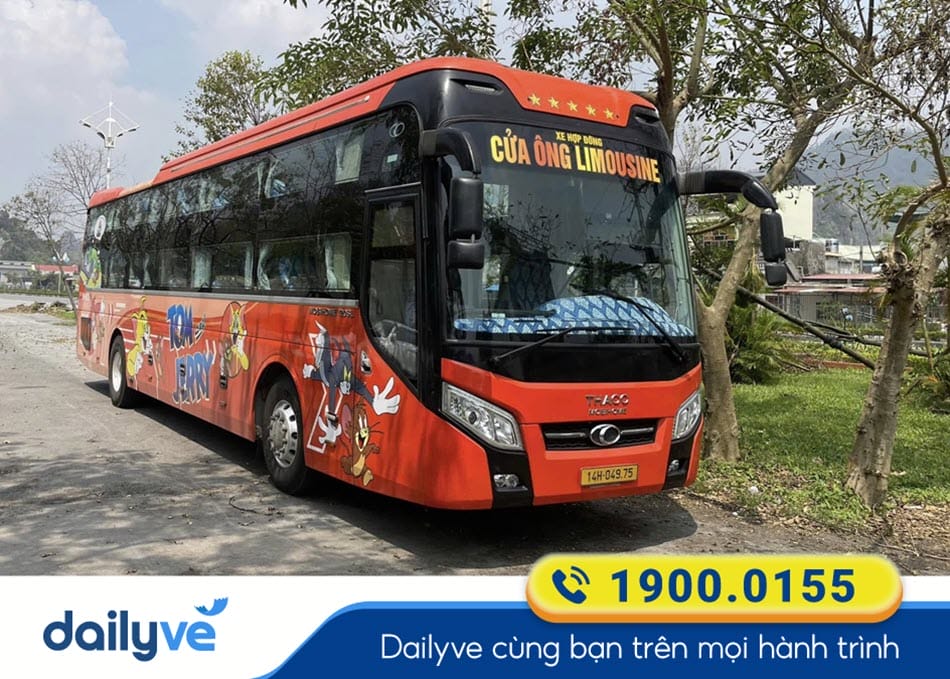 Nhà xe Cửa Ông Limousine tuyến Đà Nẵng - Quảng Ninh