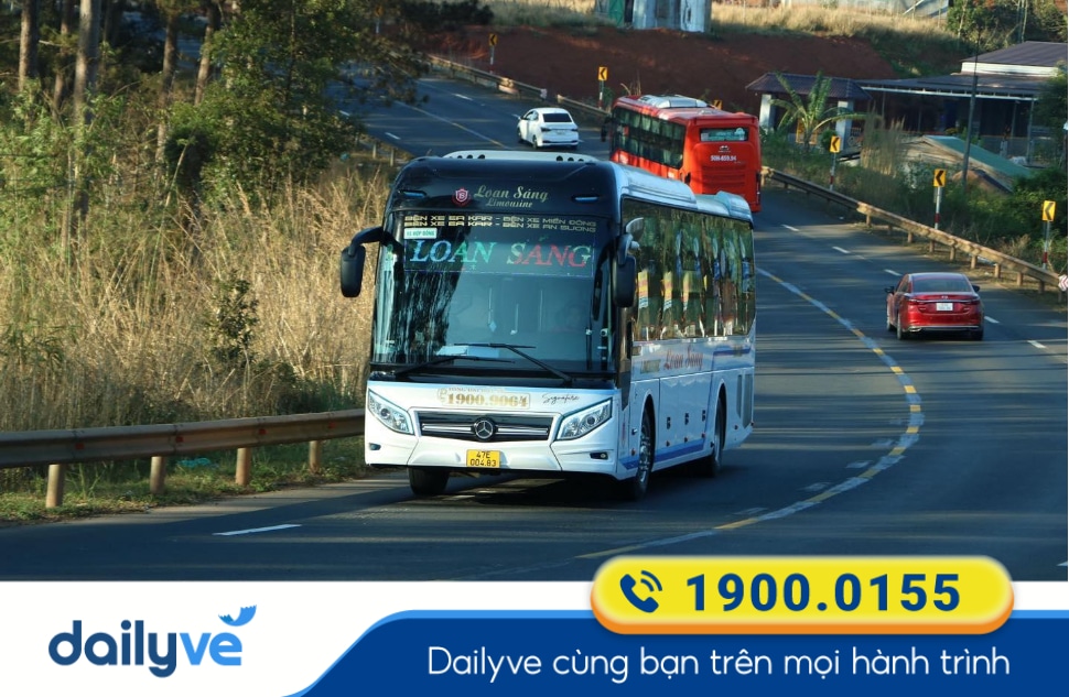 Nhà xe Loan Sáng tuyến Sài Gòn đi Đắk Mil