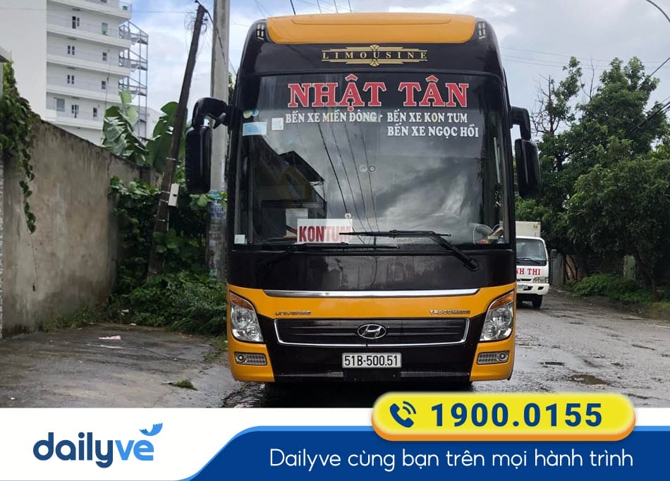 Nhà xe Nhật Tân Sài Gòn đi Kon Tum