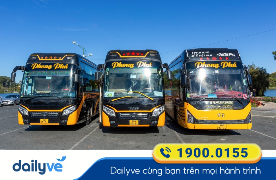 Nhà xe Phong Phú Limousine tuyến Sài Gòn đi Pleiku Gia Lai