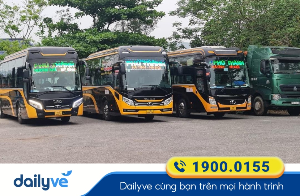 Nhà xe Phú Thành tuyến Hà Tĩnh đi Hà Nội