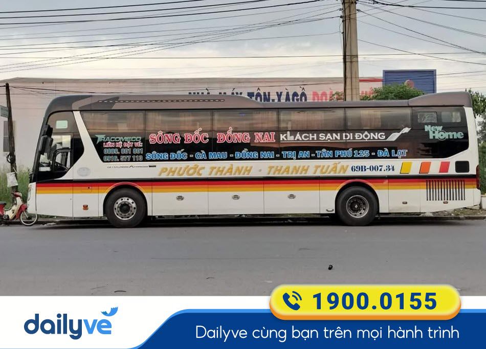 Nhà xe Phước Thành Thanh Tuấn Đồng Nai đi Cà Mau