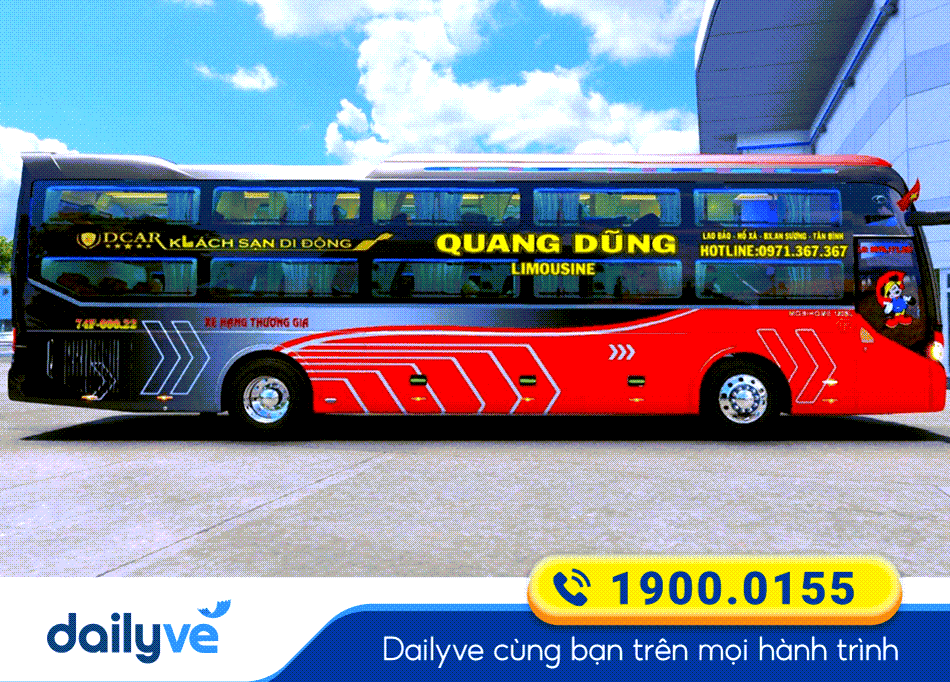 Nhà xe Quang Dũng Limousine tuyến xe Đà Nẵng - Nam Định